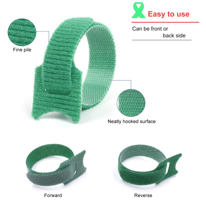 Fxhdc-M Organize Your Cables With 60Pcs Reusable Fastening Hook And Loop Cable Ties - 6 Inch Cable Management Ties In 6 Colors, Adjustable Cord Ties With Hook And Loop For Home And Office Electronics - Image 4